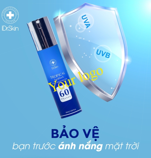KEM CHỐNG NẮNG VẬT LÝ IDr.SKIN TROPICAL SUNBLOCK